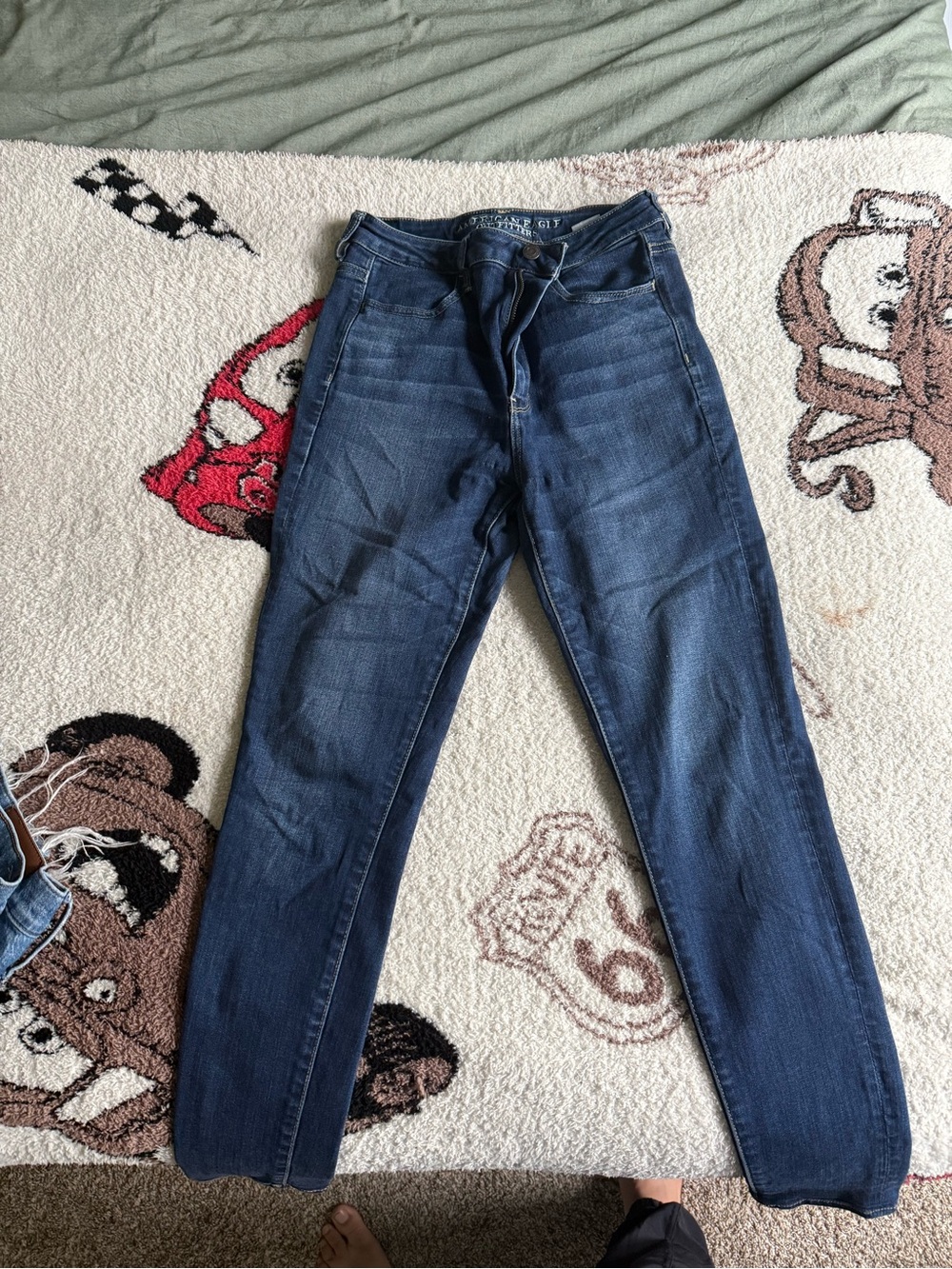 American Eagle Outfitters Dark Blue Skinny Jeans